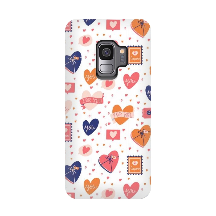 Galaxy S9 StrongFit Valentine pattern 06 by Jelena Obradovic