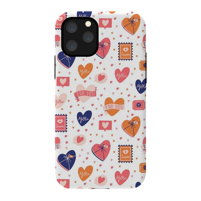 iPhone 11 Pro StrongFit Valentine pattern 06 by Jelena Obradovic