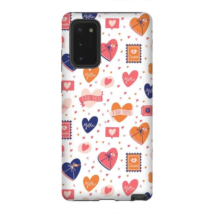 Galaxy Note 20 StrongFit Valentine pattern 06 by Jelena Obradovic