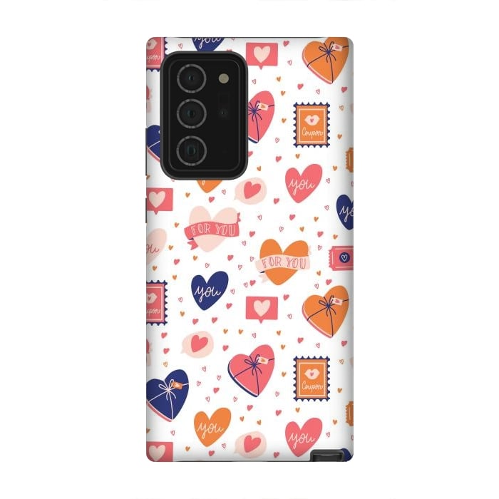 Galaxy Note 20 Ultra StrongFit Valentine pattern 06 by Jelena Obradovic