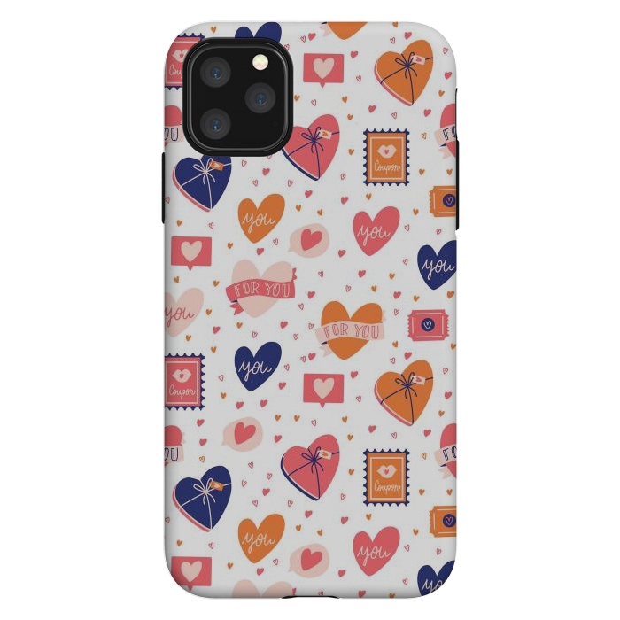 iPhone 11 Pro Max StrongFit Valentine pattern 06 by Jelena Obradovic