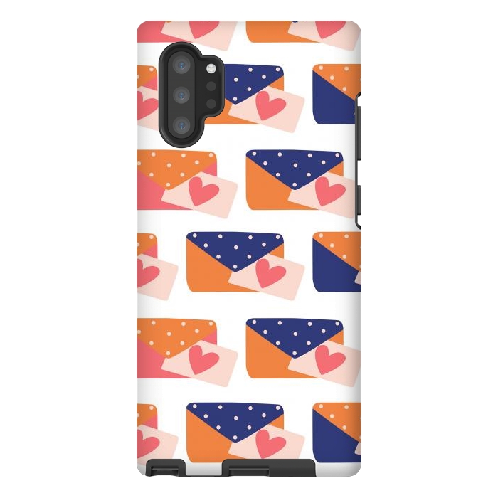 Galaxy Note 10 plus StrongFit Valentine pattern 08 by Jelena Obradovic