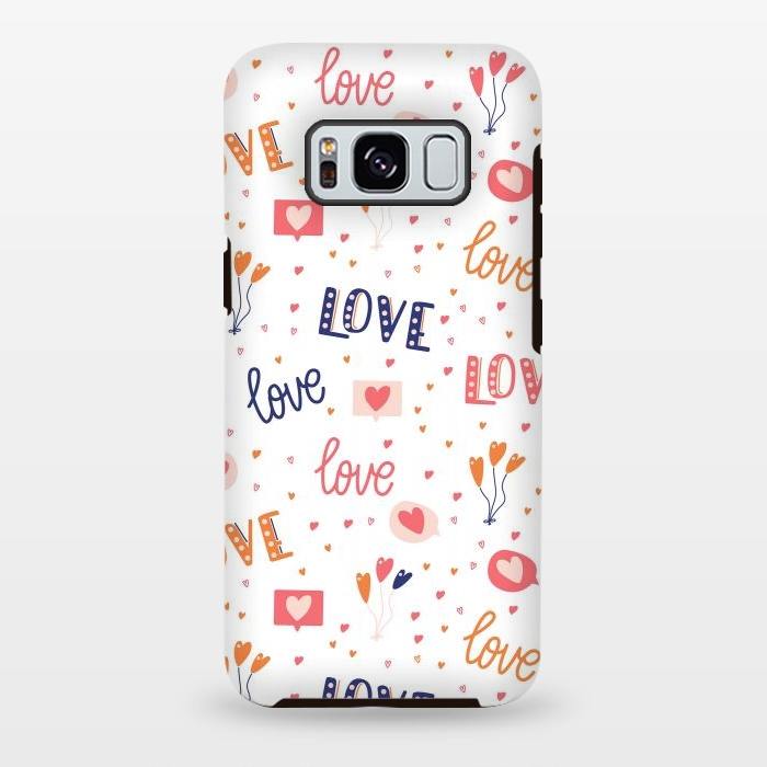 Galaxy S8 plus StrongFit Valentine Pattern 10 by Jelena Obradovic
