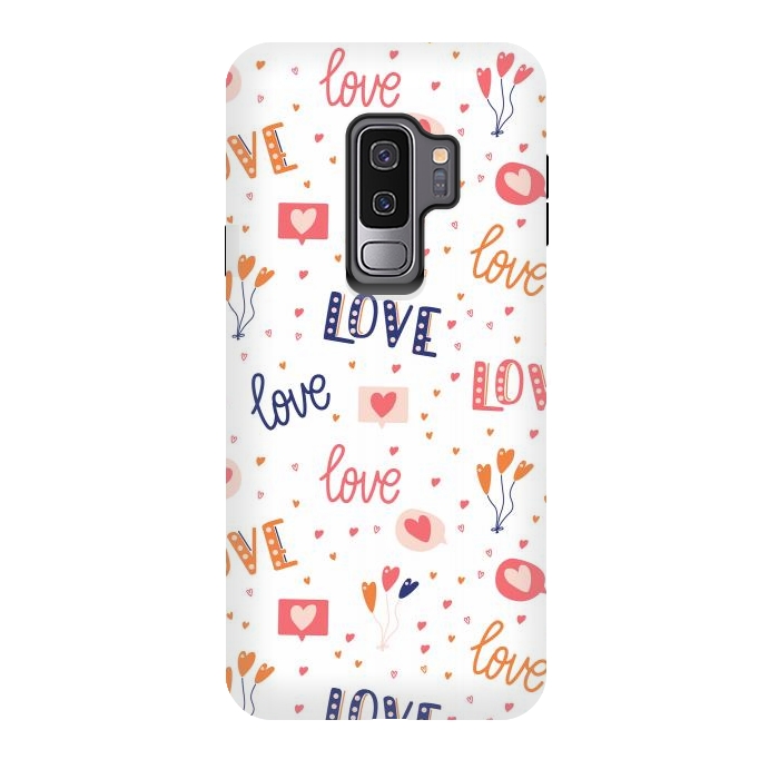 Galaxy S9 plus StrongFit Valentine Pattern 10 by Jelena Obradovic