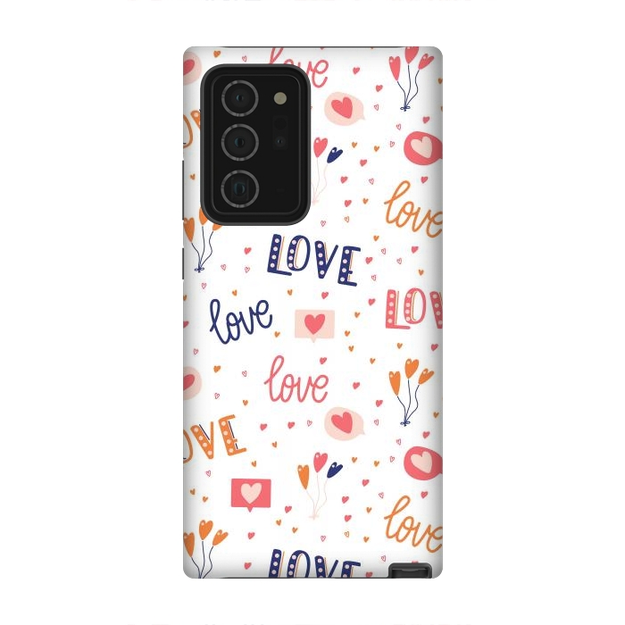 Galaxy Note 20 Ultra StrongFit Valentine Pattern 10 by Jelena Obradovic