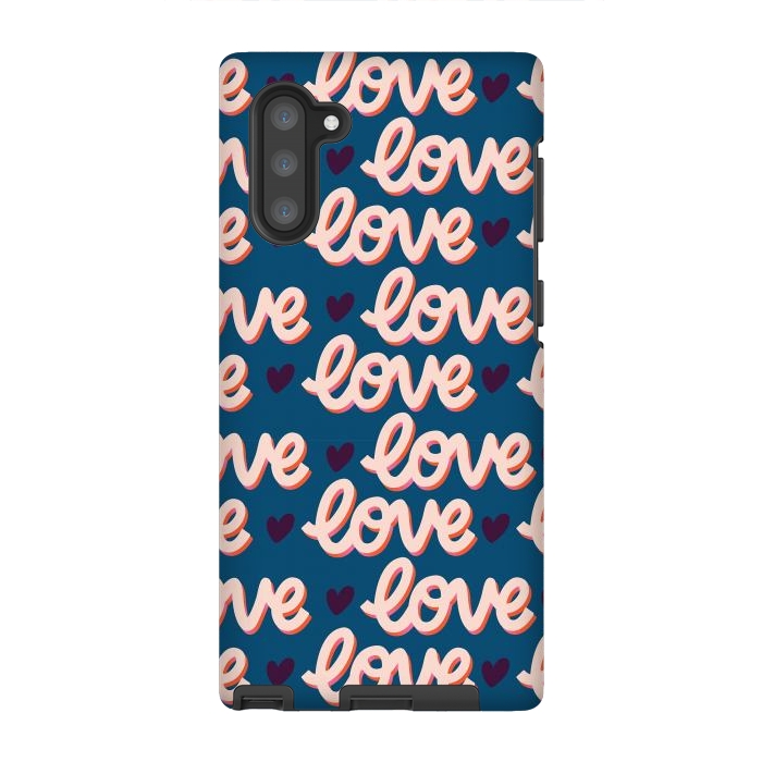 Galaxy Note 10 StrongFit Valentine pattern 11 by Jelena Obradovic
