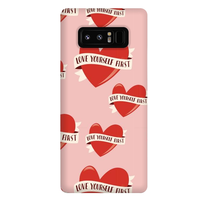 Galaxy Note 8 StrongFit Valentine pattern 13 by Jelena Obradovic