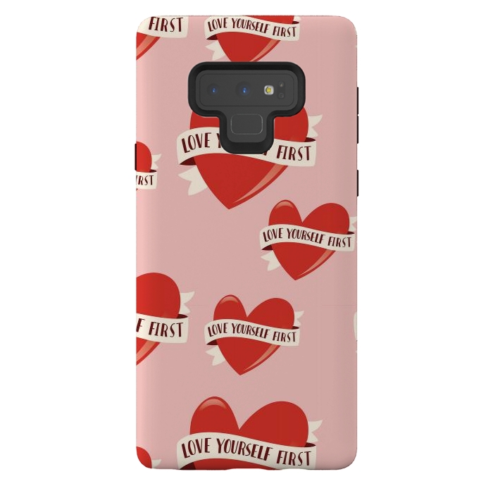 Galaxy Note 9 StrongFit Valentine pattern 13 by Jelena Obradovic