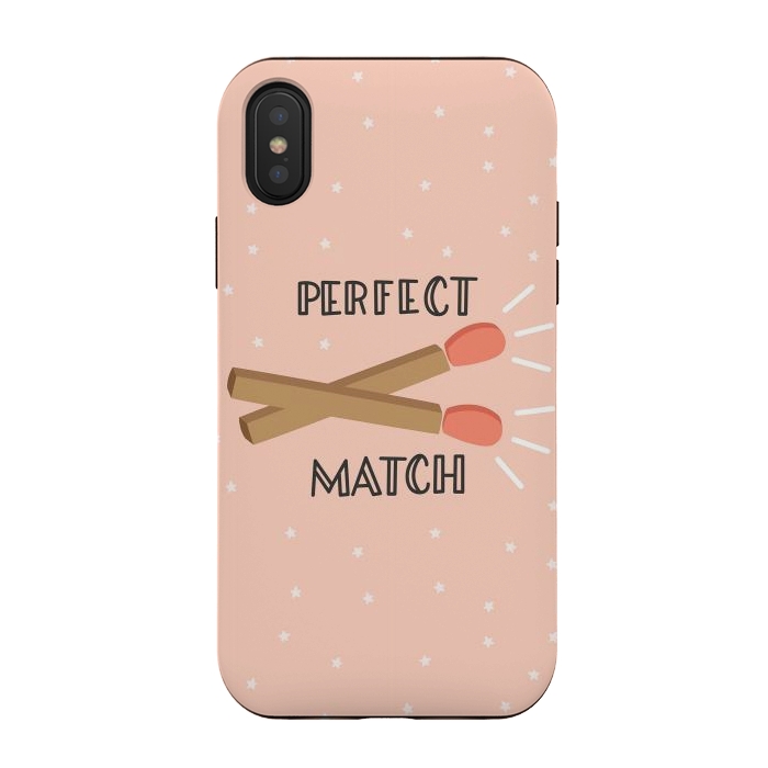 iPhone Xs / X StrongFit Perfect Match 2 by Jelena Obradovic