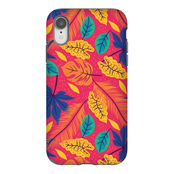 iPhone Xr StrongFit leaves pattern 5  by MALLIKA