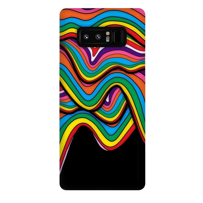 Galaxy Note 8 StrongFit The falling waves by Steve Wade (Swade)