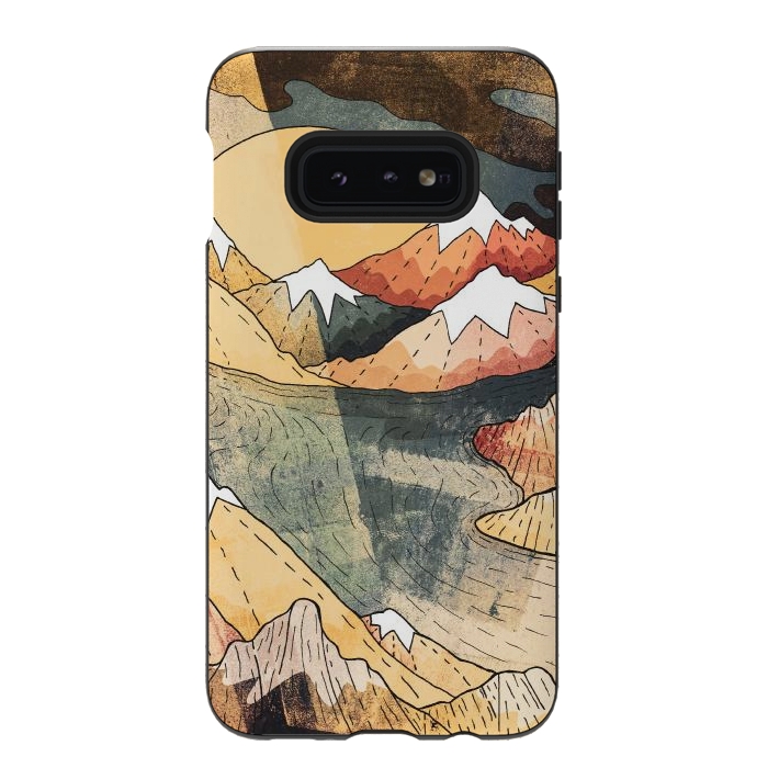 Galaxy S10e StrongFit The old mountain lake by Steve Wade (Swade)