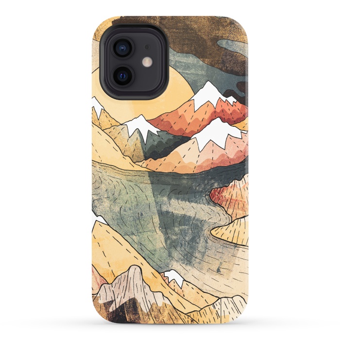 iPhone 12 StrongFit The old mountain lake by Steve Wade (Swade)