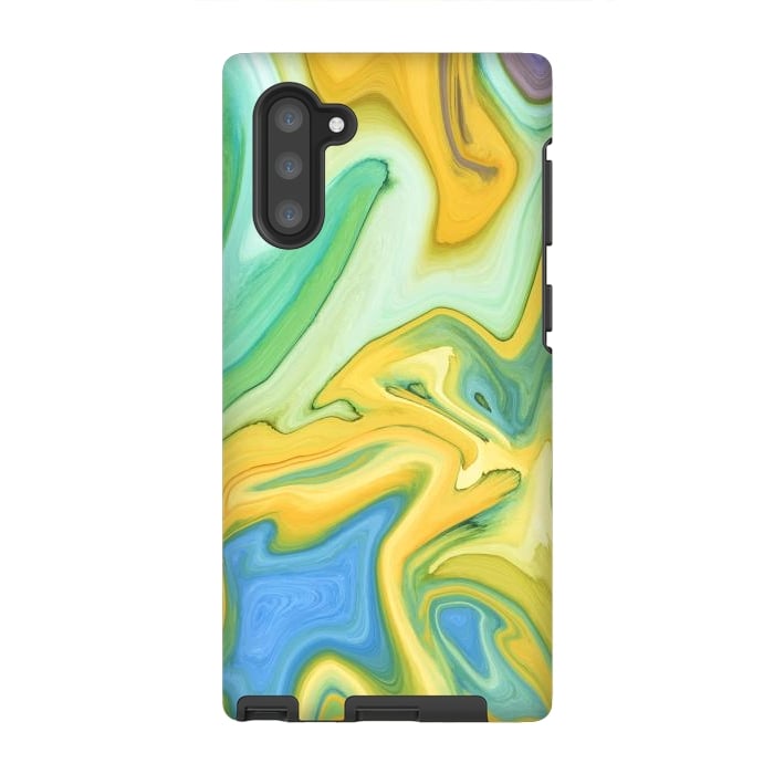 Galaxy Note 10 StrongFit Summer Abstract by Creativeaxle