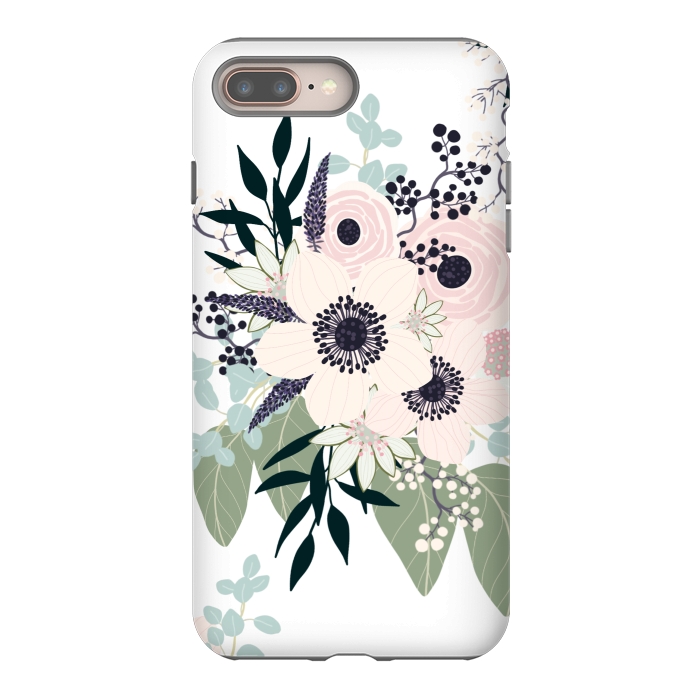 iPhone 8 plus StrongFit Spring Bouquet by Lena Terzi by Elena Terzi