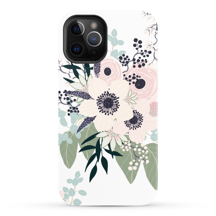 iPhone 12 Pro StrongFit Spring Bouquet by Lena Terzi by Elena Terzi