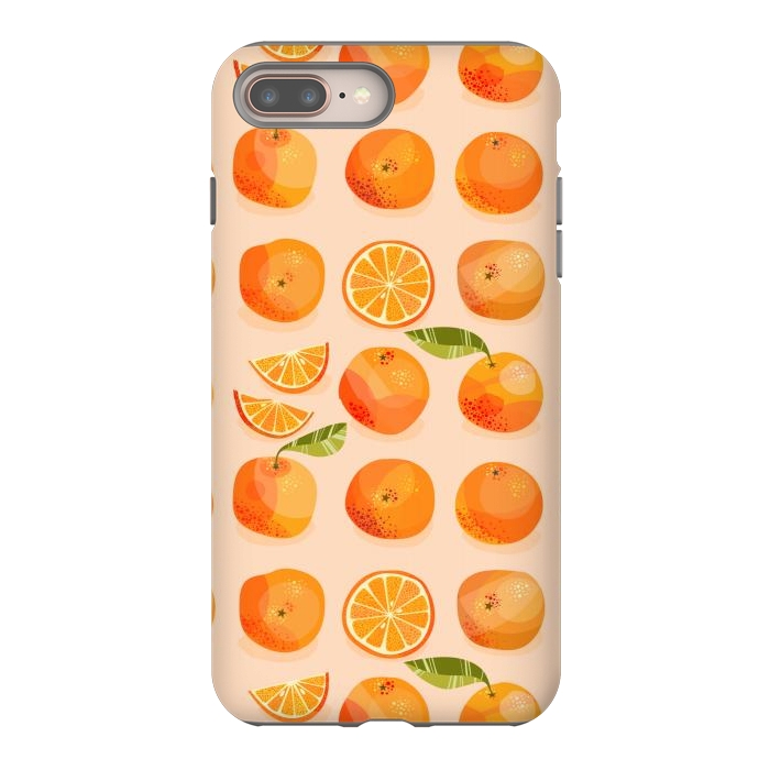 iPhone 7 plus StrongFit Oranges by Nic Squirrell