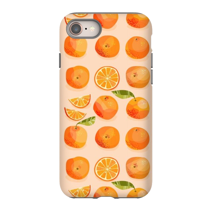 iPhone 8 StrongFit Oranges by Nic Squirrell