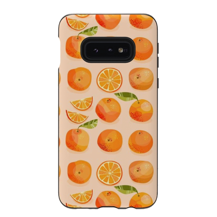 Galaxy S10e StrongFit Oranges by Nic Squirrell