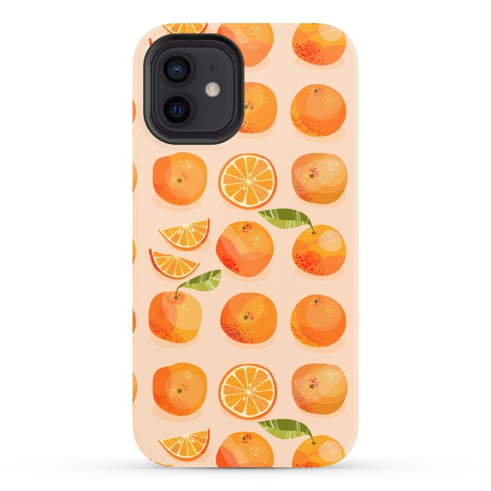iPhone 12 StrongFit Oranges by Nic Squirrell