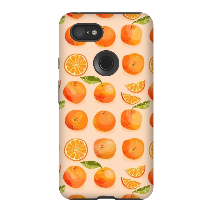 Pixel 3XL StrongFit Oranges by Nic Squirrell