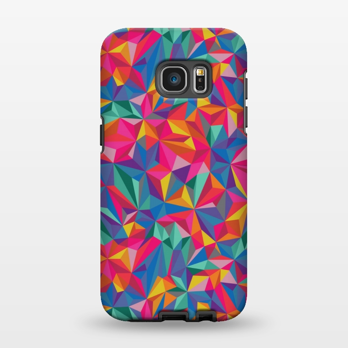 Galaxy S7 EDGE StrongFit multi color diamond pattern by MALLIKA