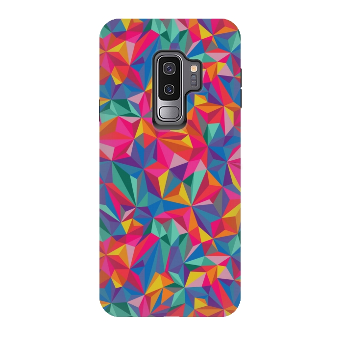 Galaxy S9 plus StrongFit multi color diamond pattern by MALLIKA