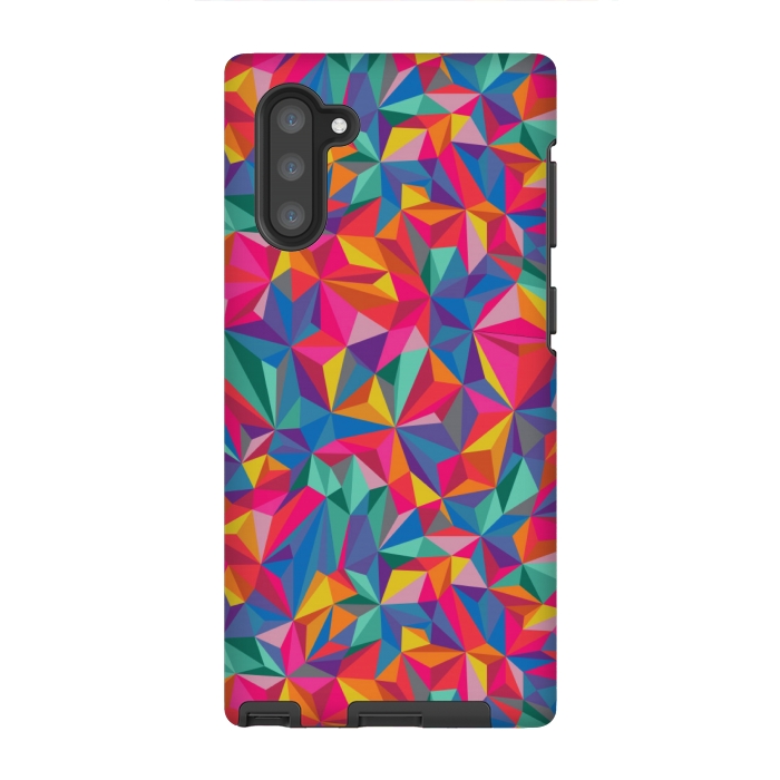 Galaxy Note 10 StrongFit multi color diamond pattern by MALLIKA