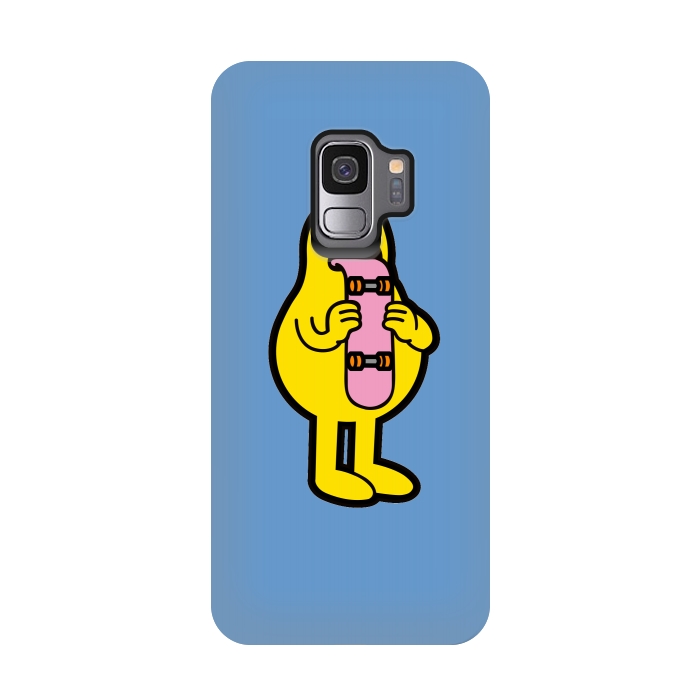 Galaxy S9 StrongFit Tongueskate-man by Winston
