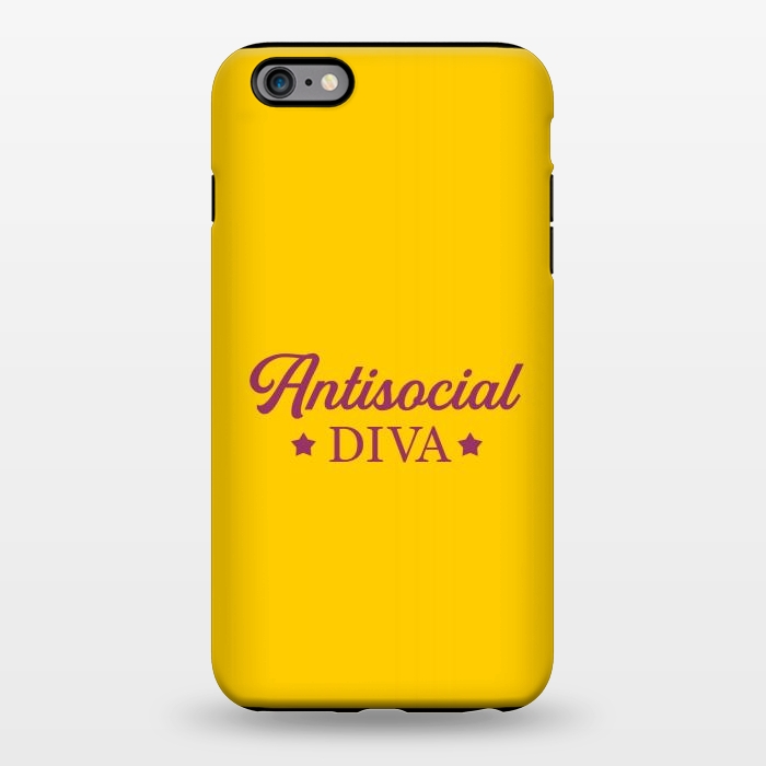 iPhone 6/6s plus StrongFit Antisocial diva by Dhruv Narelia