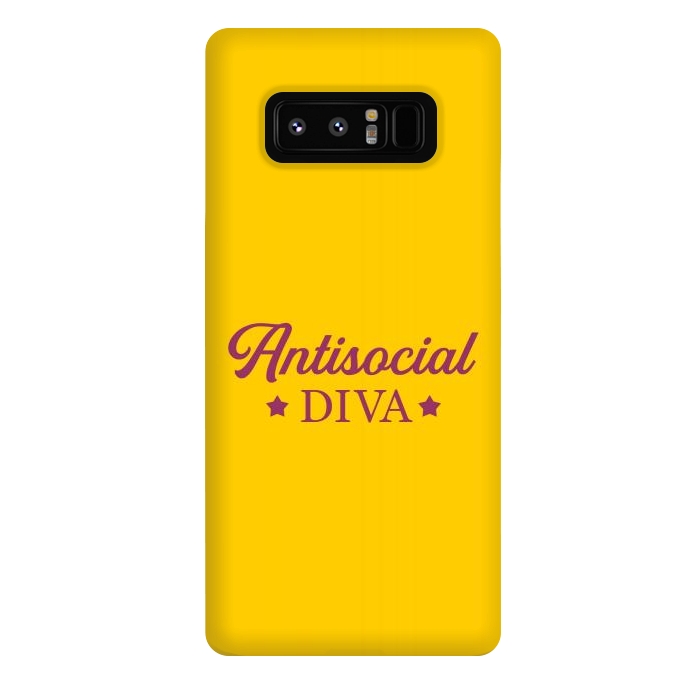 Galaxy Note 8 StrongFit Antisocial diva by Dhruv Narelia