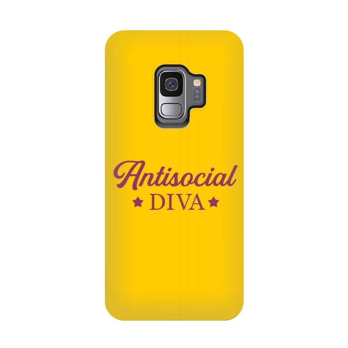 Galaxy S9 StrongFit Antisocial diva by Dhruv Narelia