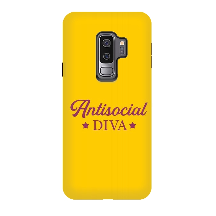 Galaxy S9 plus StrongFit Antisocial diva by Dhruv Narelia