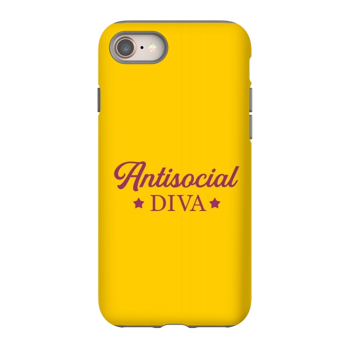 iPhone 8 StrongFit Antisocial diva by Dhruv Narelia