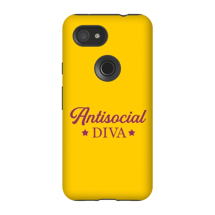 Pixel 3A StrongFit Antisocial diva by Dhruv Narelia