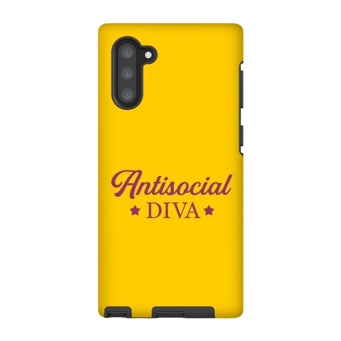 Galaxy Note 10 StrongFit Antisocial diva by Dhruv Narelia