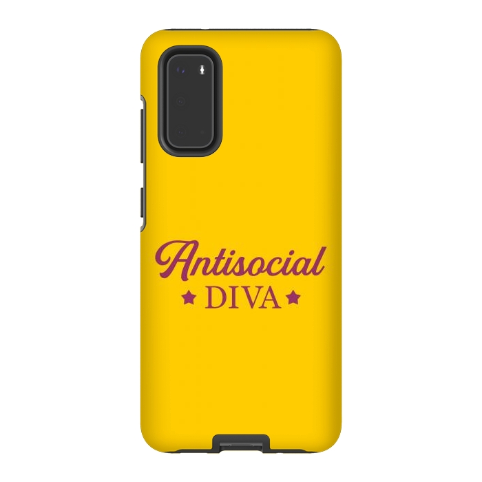 Galaxy S20 StrongFit Antisocial diva by Dhruv Narelia