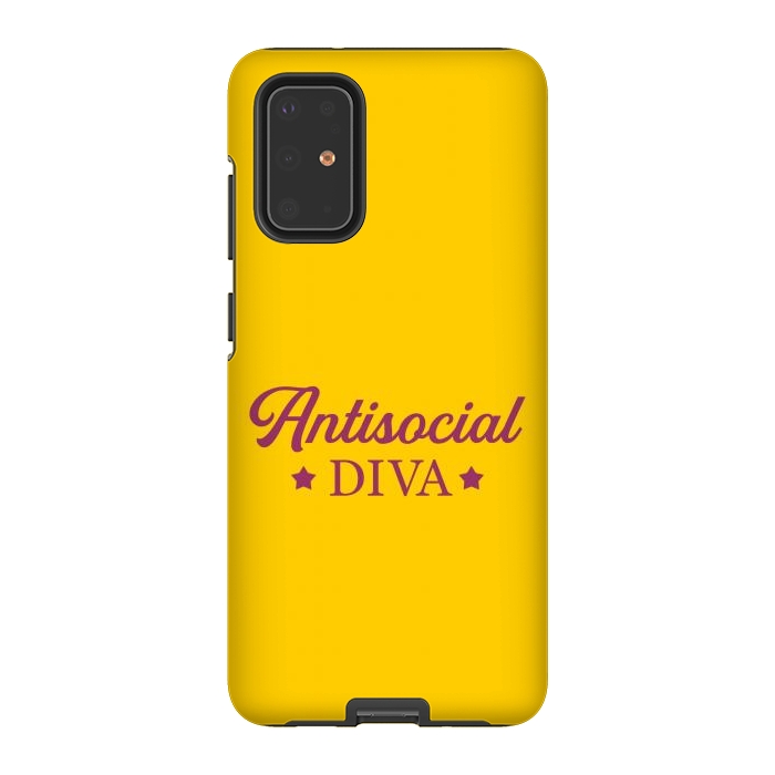 Galaxy S20 Plus StrongFit Antisocial diva by Dhruv Narelia