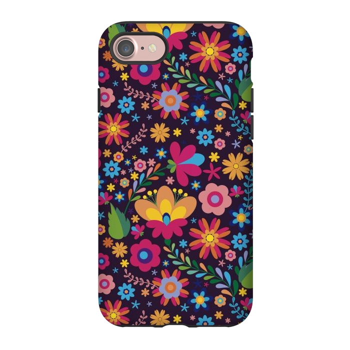 iPhone 7 StrongFit Pink and Yellow Flower Party by ArtsCase