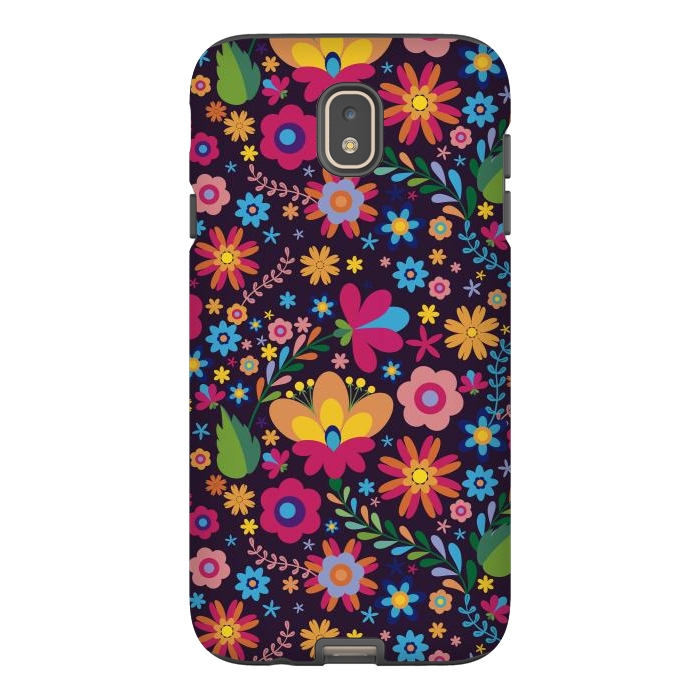 Galaxy J7 StrongFit Pink and Yellow Flower Party by ArtsCase