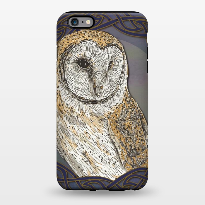 iPhone 6/6s plus StrongFit Beautiful Barn Owl by Lotti Brown