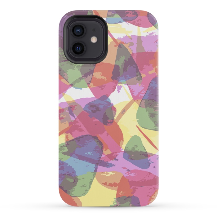 iPhone 12 mini StrongFit Shades of Abstract by Creativeaxle
