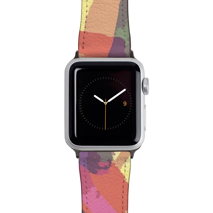 Watch 42mm / 44mm Strap PU leather Shades of Abstract by Creativeaxle