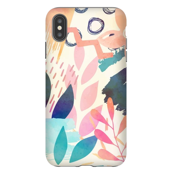 iPhone Xs Max StrongFit Tropicali Abstract by Creativeaxle