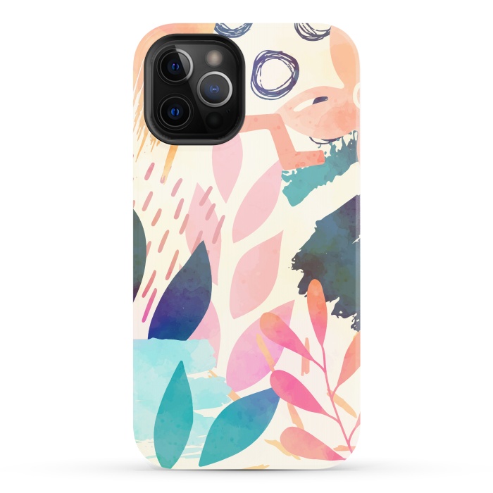 iPhone 12 Pro StrongFit Tropicali Abstract by Creativeaxle