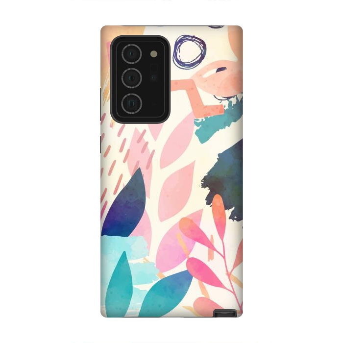 Galaxy Note 20 Ultra StrongFit Tropicali Abstract by Creativeaxle