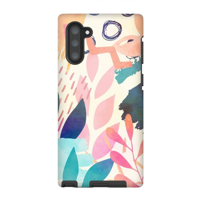 Galaxy Note 10 StrongFit Tropicali Abstract by Creativeaxle