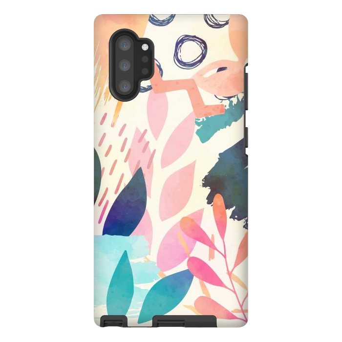 Galaxy Note 10 plus StrongFit Tropicali Abstract by Creativeaxle