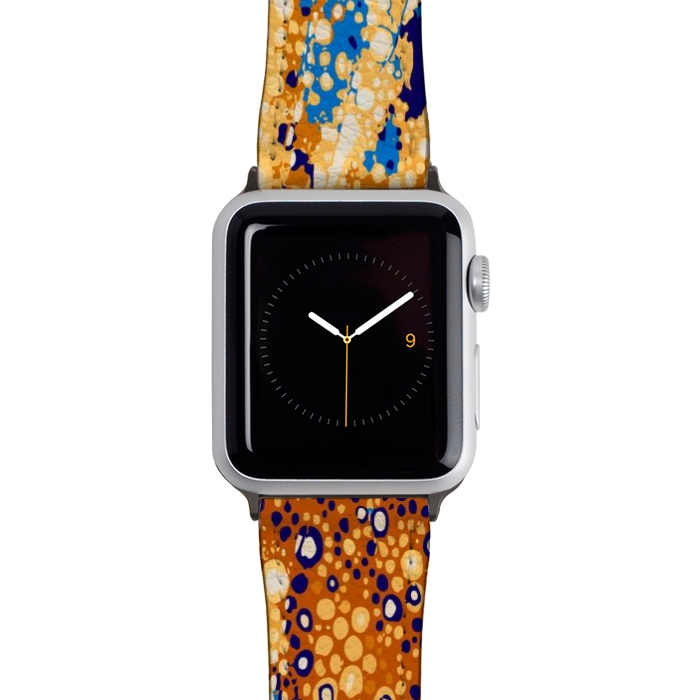 Watch 42mm / 44mm Strap PU leather Uncounted Abstract by Creativeaxle