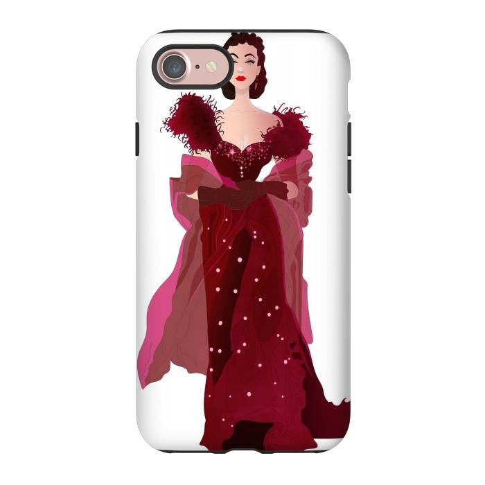 iPhone 7 StrongFit Scarlett o Hara - Gone with the Wind Fanart by Anima Tea Story